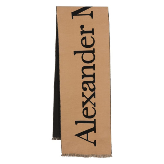 Alexander McQueen Scarfs Beige