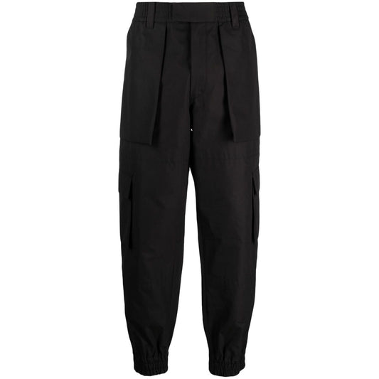 Alexander McQueen Cotton Cargo Trousers Trousers Alexander Mcqueen Black