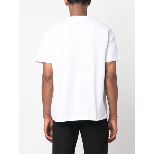 Alexander Mcqueen logo print cotton T-shirt Topwear Alexander Mcqueen White Smoke