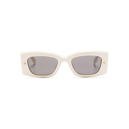 Alexander McQueen Sunglasses White Sunglasses Alexander Mcqueen Light Gray