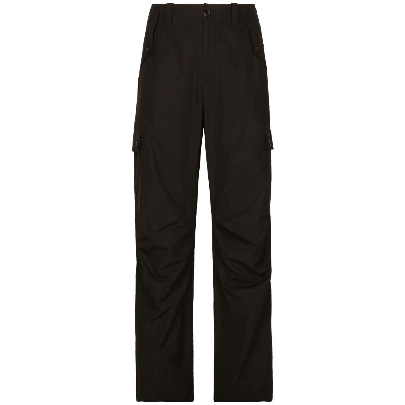 Dolce & Gabbana Cargo With Logo Plaque Trousers