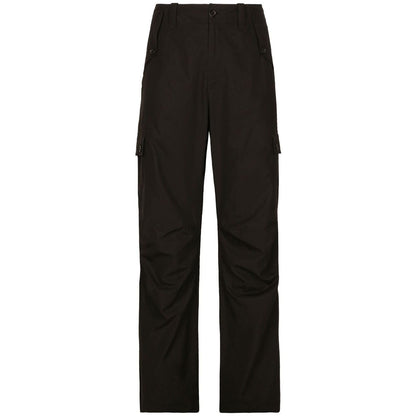 Dolce & Gabbana Cargo With Logo Plaque Trousers