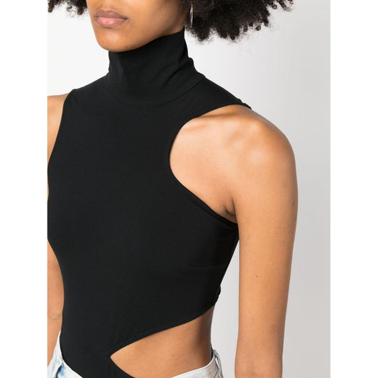 Wolford Top Black Topwear Wolford Wheat