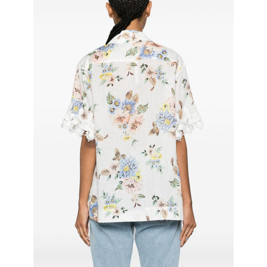 Zimmermann Shirts Blue Shirts Zimmermann White Smoke