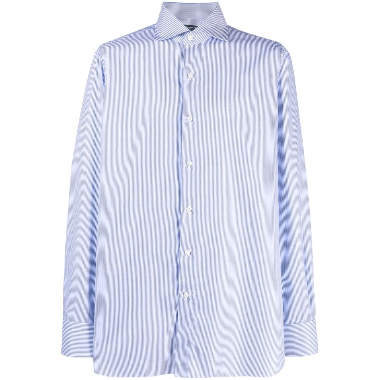 FINAMORE 1925 NAPOLI Shirts Blue