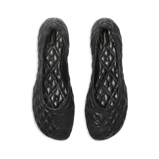 Burberry leather sadler ballerinas Flat Shoes Burberry Dark Slate Gray