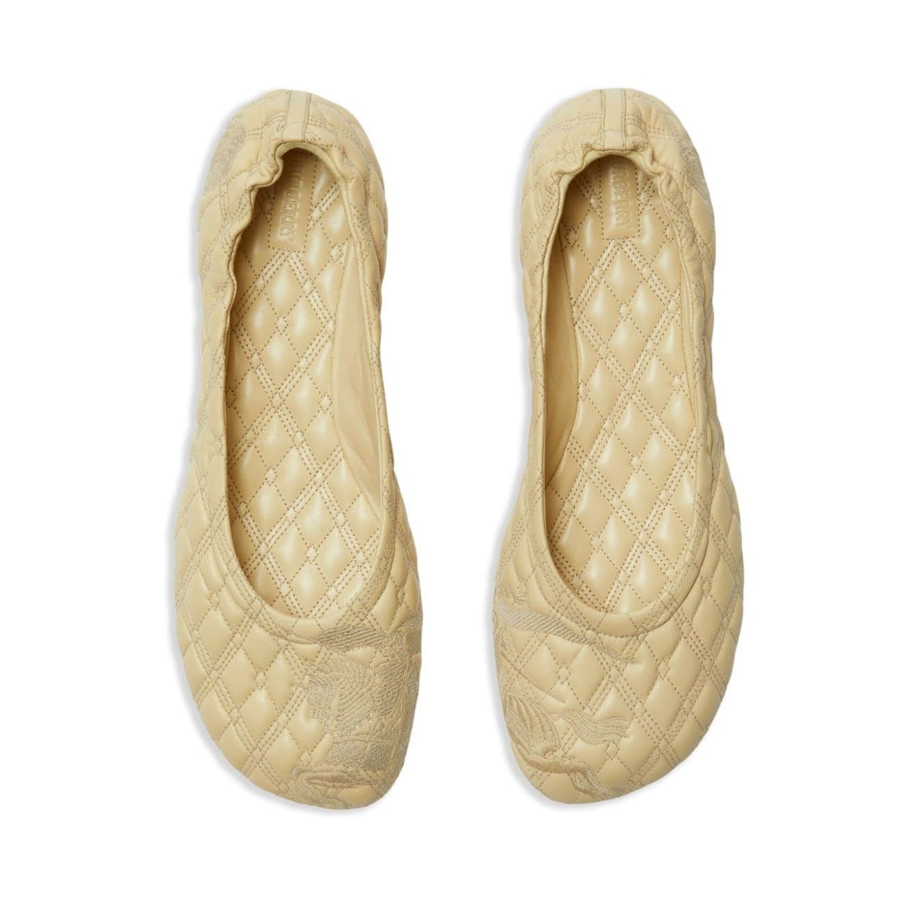 Burberry Sadler leather ballerinas