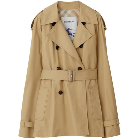 Burberry Belted Cotton Trench Coat