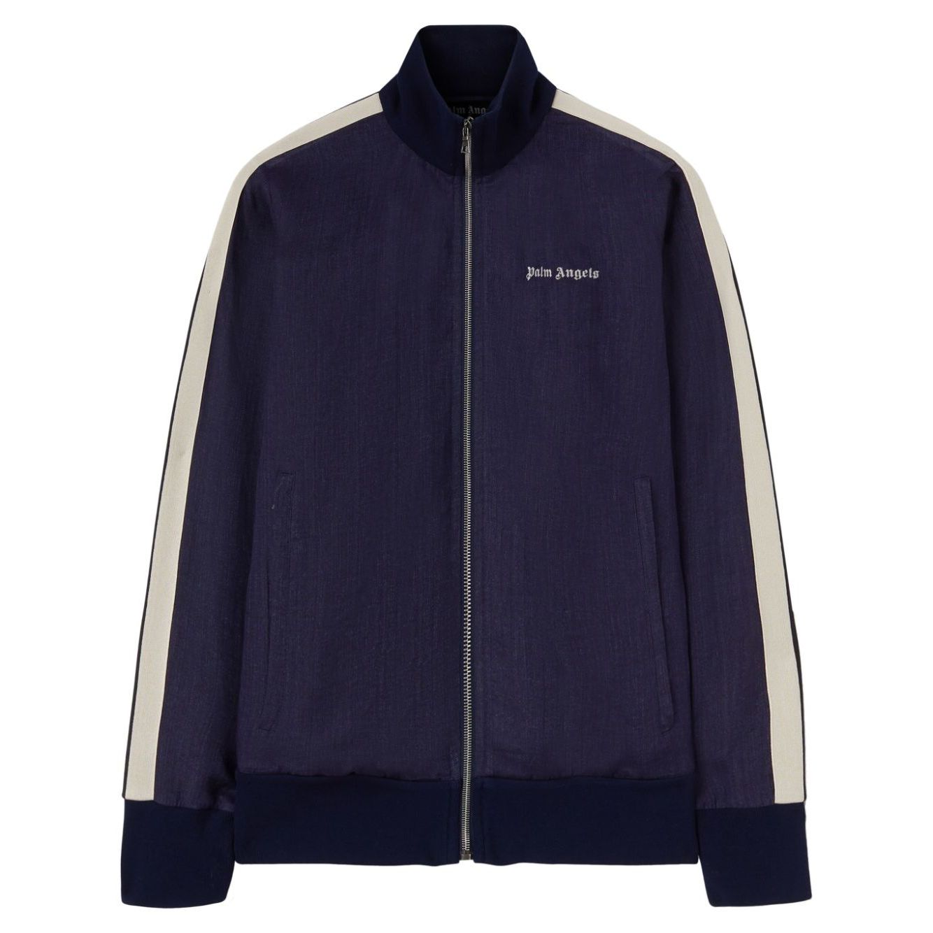 Palm Angels Sweaters Blue Topwear