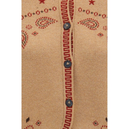 Alanui Brown Wool Oves Aries Full-Length Jacket