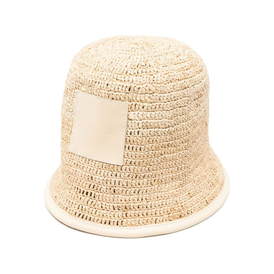 JACQUEMUS Hats Ivory Scarves Hats & Gloves JACQUEMUS Bisque