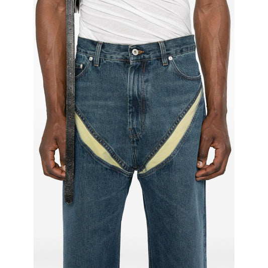 Y/PROJECT Jeans Blue Jeans Y/Project Dark Slate Gray
