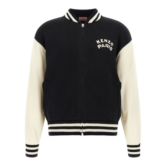 Kenzo Bicolor Cotton Cardigan