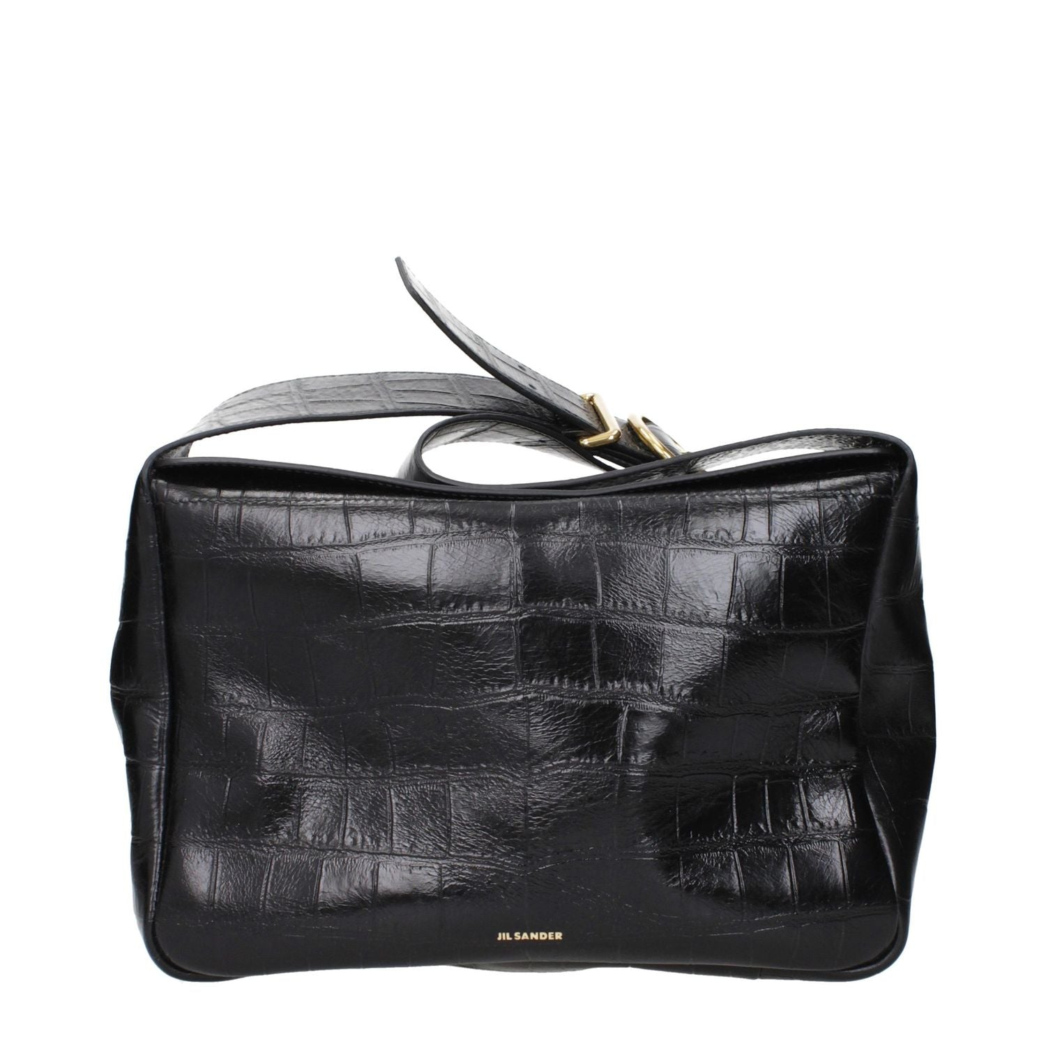 Jil Sander Black Leather Crossbody Bag