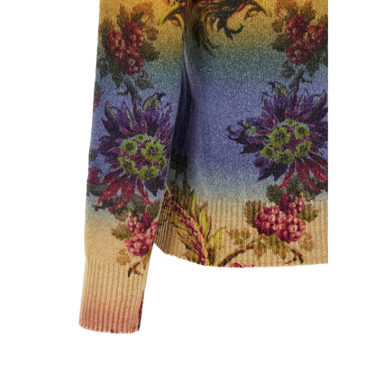 Etro Multicolor Wool Cardigan