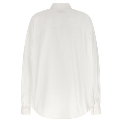 Dries Van Noten White Cotton Blouse