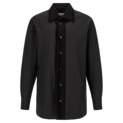 Maison Margiela Black Cotton Blouse