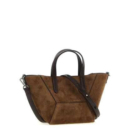 Brunello Cucinelli Brown Calfskin Handbag