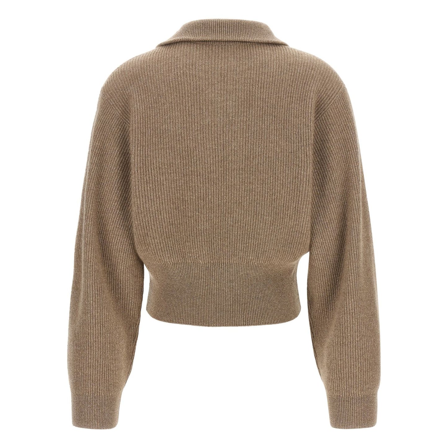 Brunello Cucinelli Brown Cashmere Cardigan