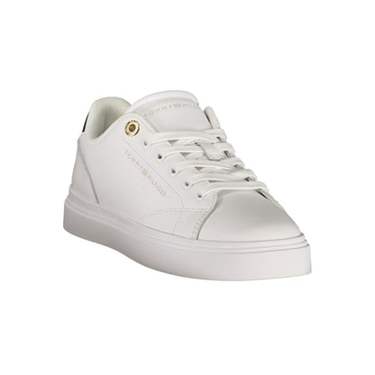 Tommy Hilfiger Bianco Polyurethane Women's Sneaker
