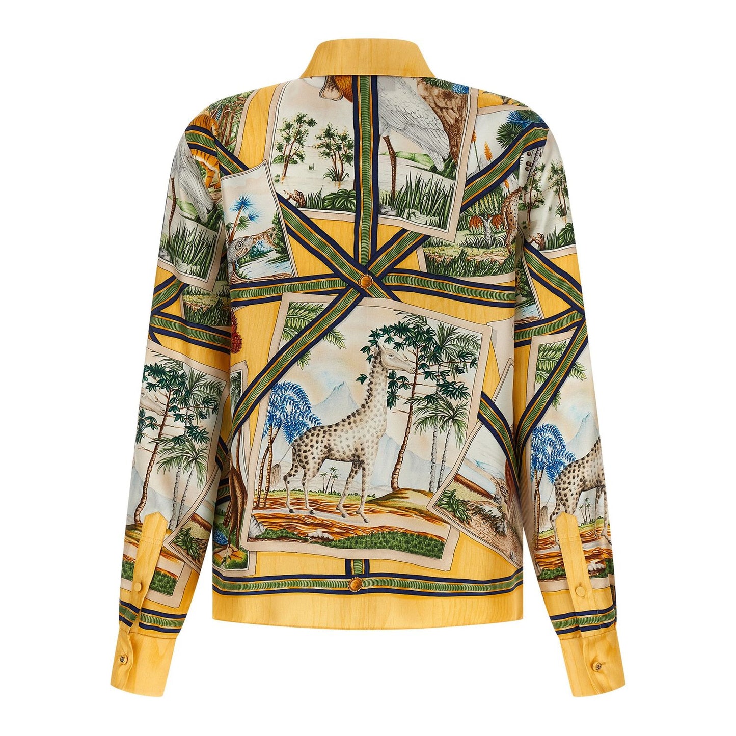 Gucci Multicolor Silk Blouse
