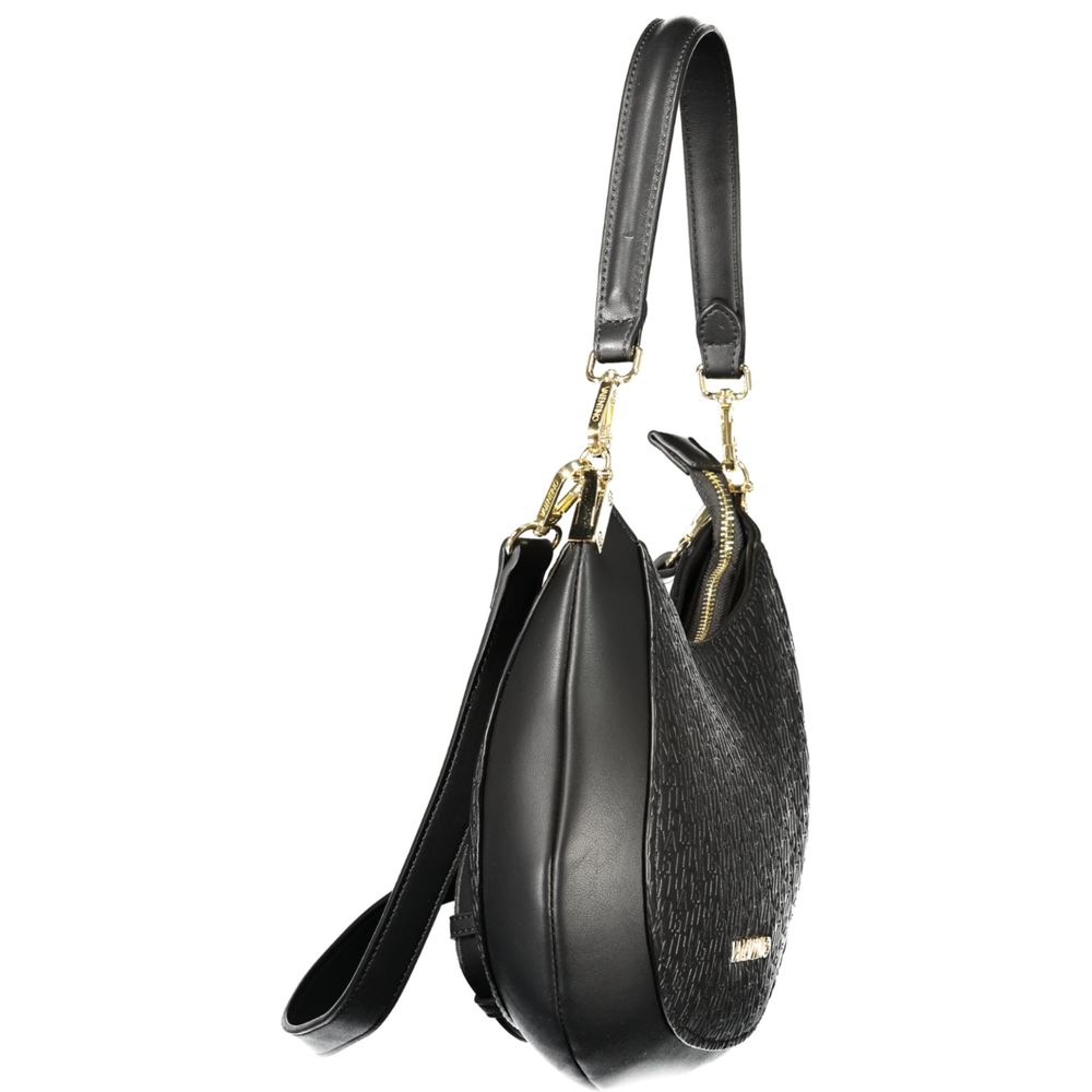 Mario Valentino Black Polyurethane Women's Bag