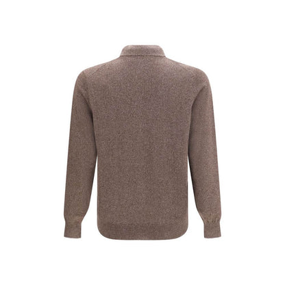 Brunello Cucinelli Brown Cashmere Cardigan