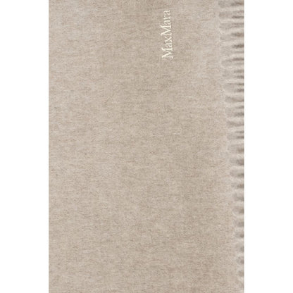 Max Mara Beige Cashmere Scarf