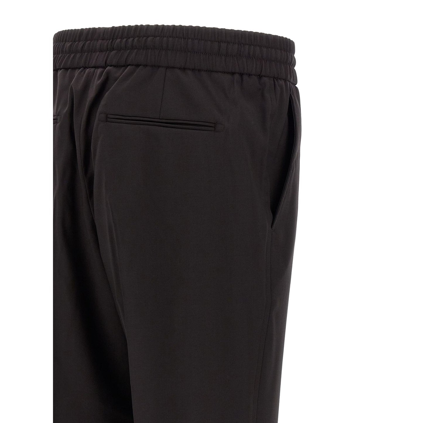 Brioni Brown Wool Casual Pants