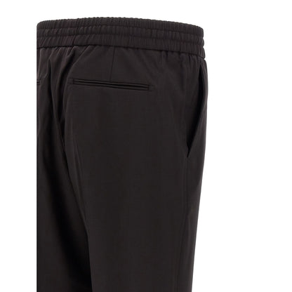 Brioni Brown Wool Casual Pants