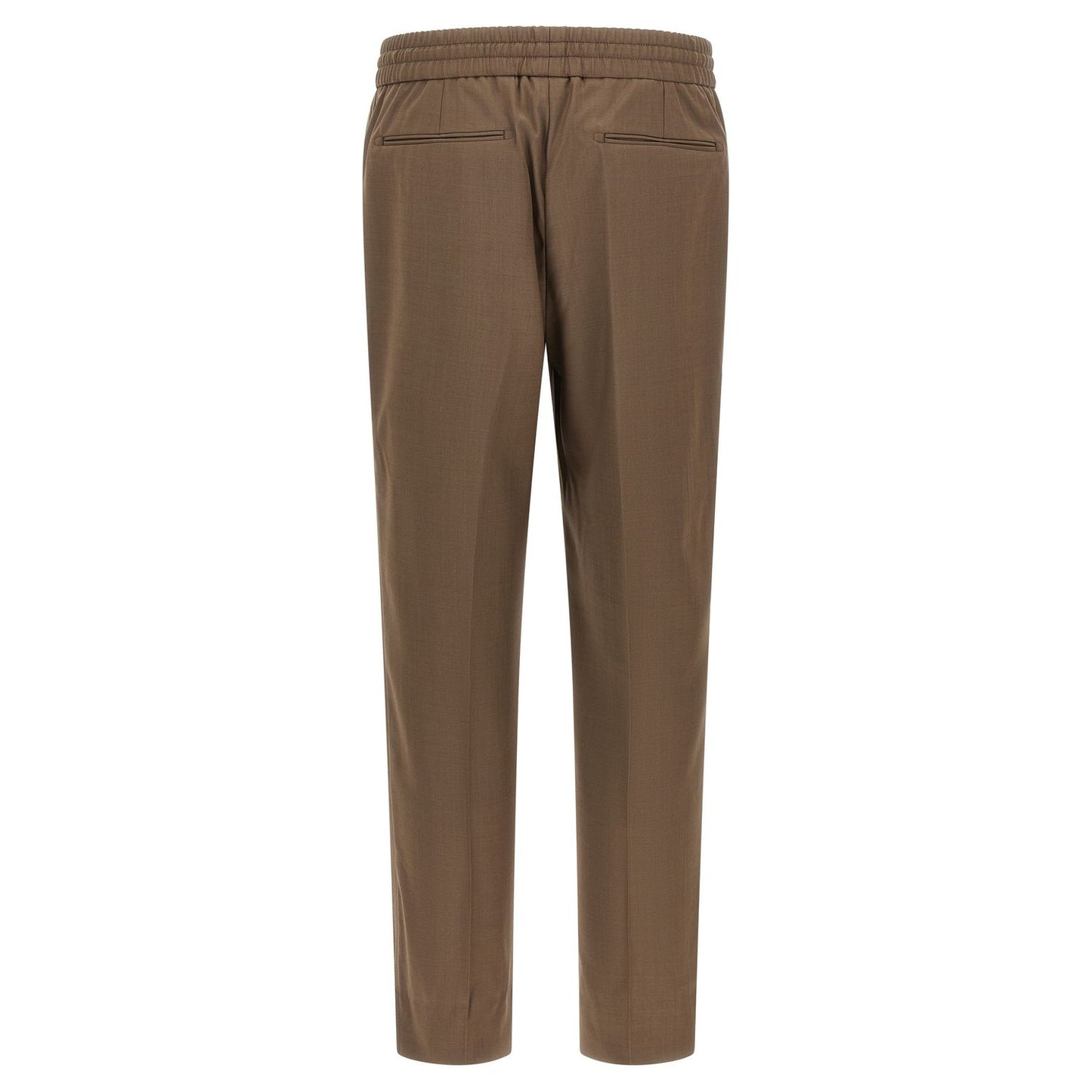 Brioni Brown Wool Casual Pants