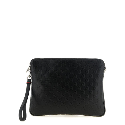 Gucci Black Calfskin Crossbody Bag