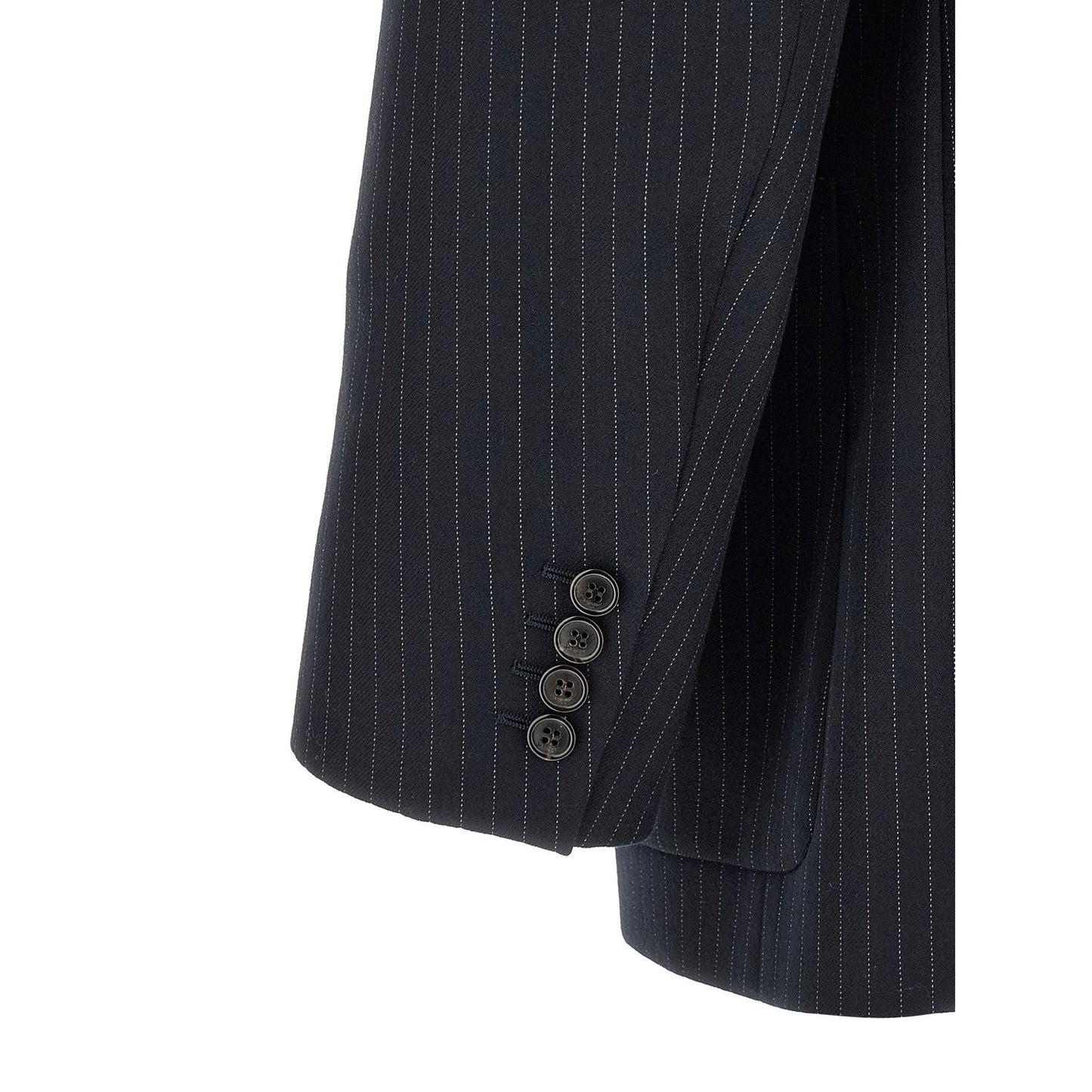 Saint Laurent Blue Wool Blazer
