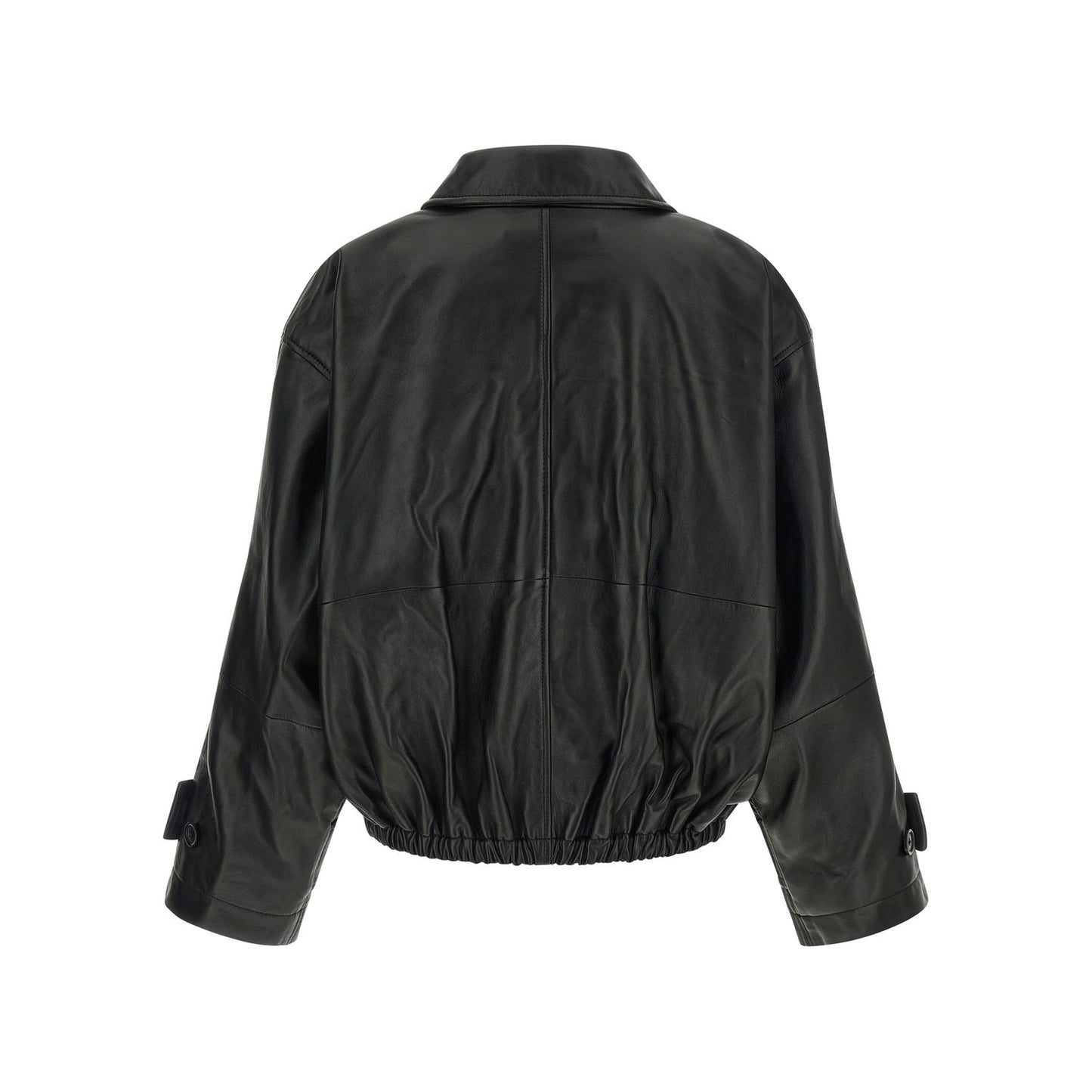 Rohe Black Lamb Leather Leather Jacket