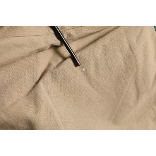 Dolce & Gabbana Beige Cotton Cargo Drawstring Trouser Pants