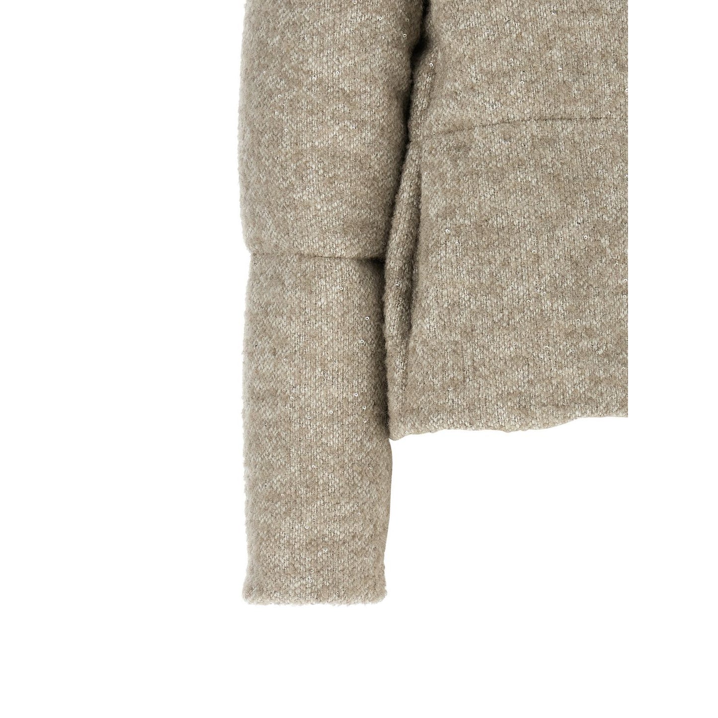 Herno Beige Wool Full-Length Jacket