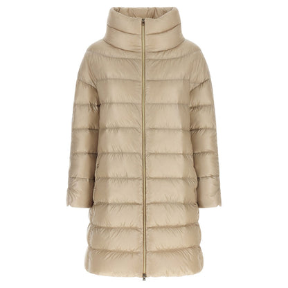 Herno Beige Polyamide Coat