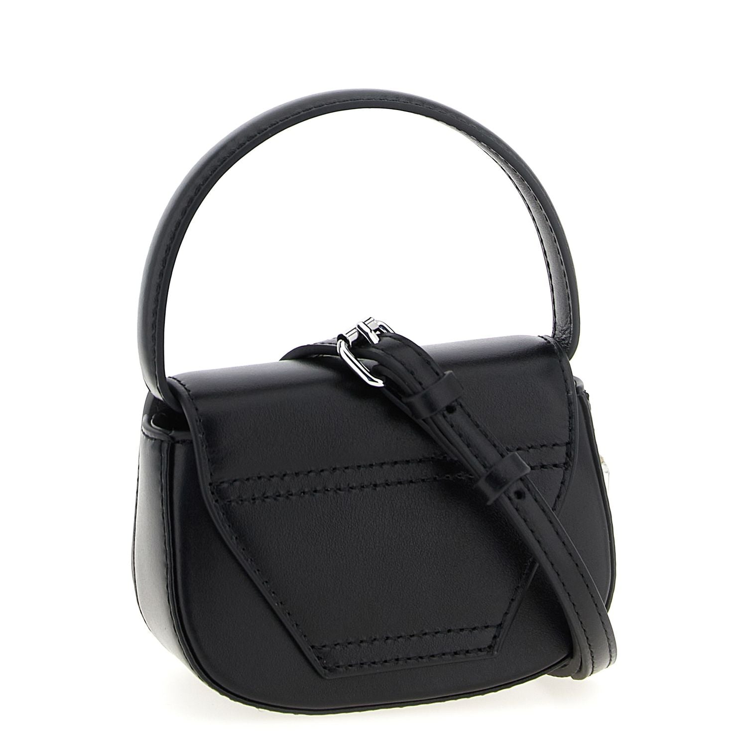 Diesel Black Cowhide Handbag