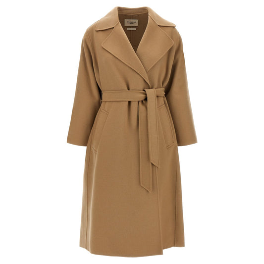 Max Mara Beige Virgin Wool Coat
