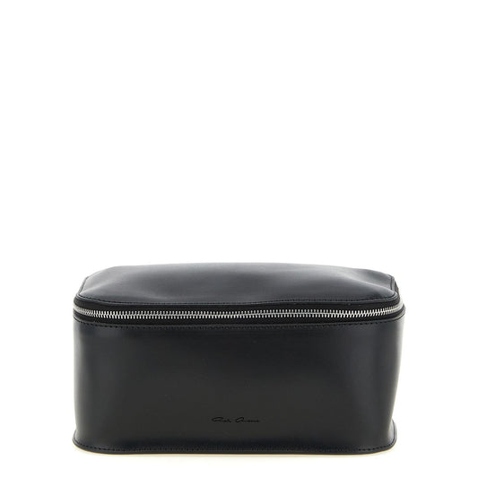 Rick Owens Black Calfskin Airpod Holder