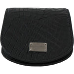 Dolce & Gabbana Black Exotic Skin Pocket Condom Case Holder Condom Case