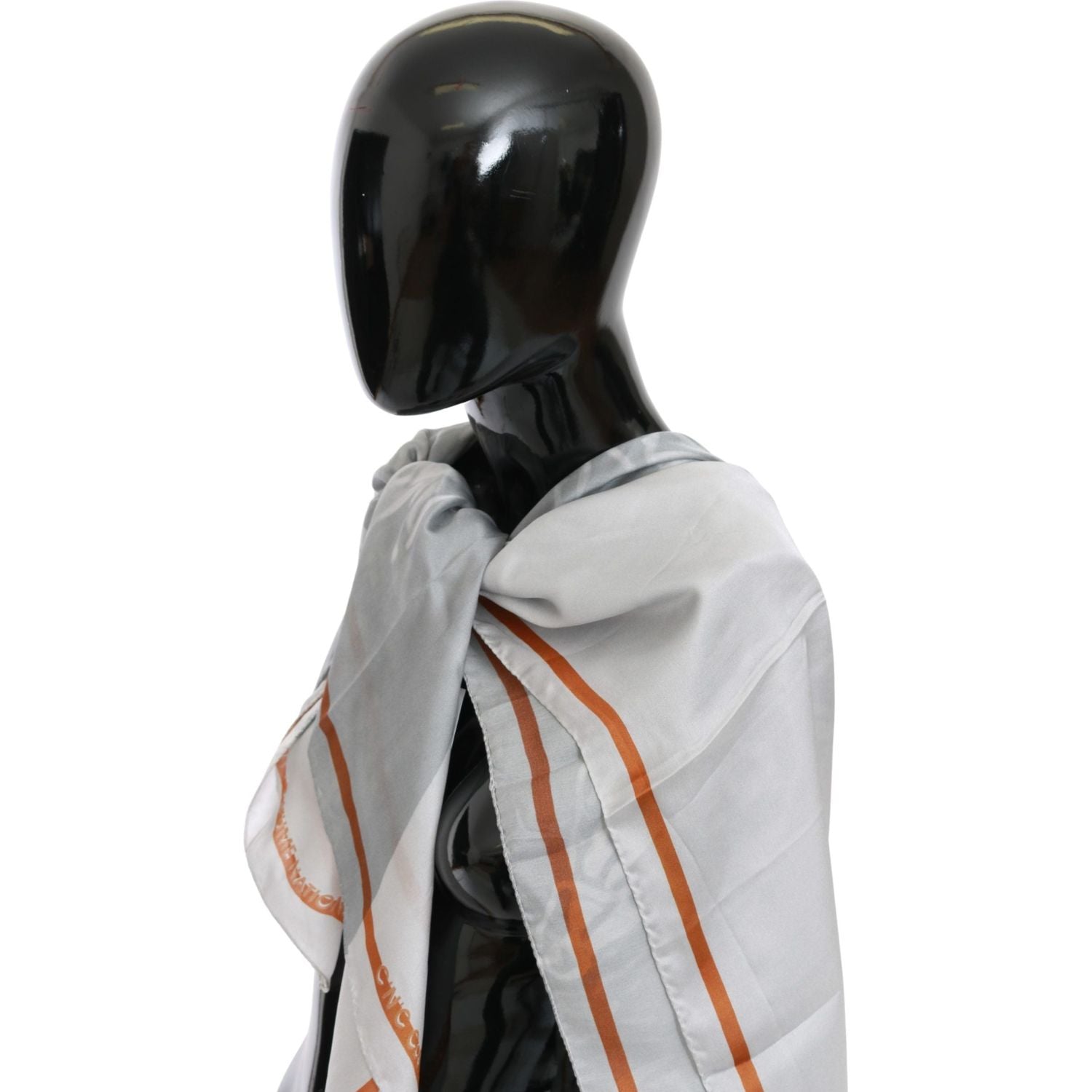 优雅真丝花卉围巾