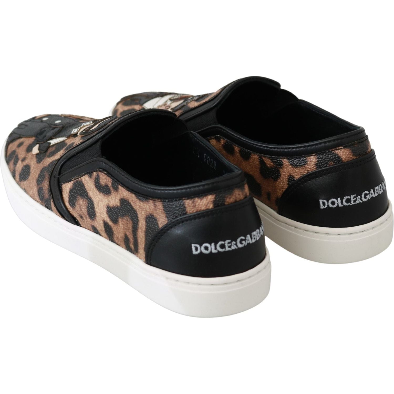 حذاء Dolce &amp; Gabbana Chic Leopard Print لراحة أنيقة