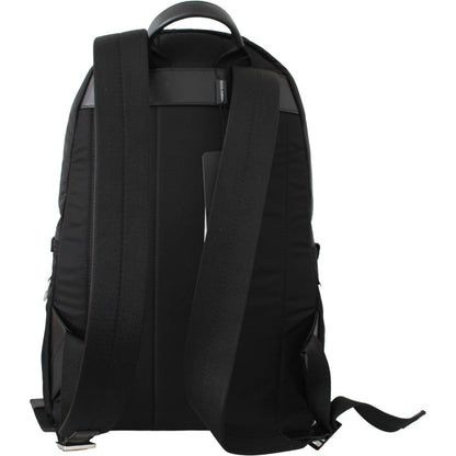 Dolce & Gabbana Black Golden Pig of the Year School Backpack Backpack