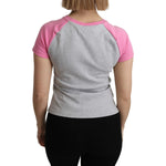 Moschino Gray and pink Cotton T-shirt My Little Pony Top TSH5088-36