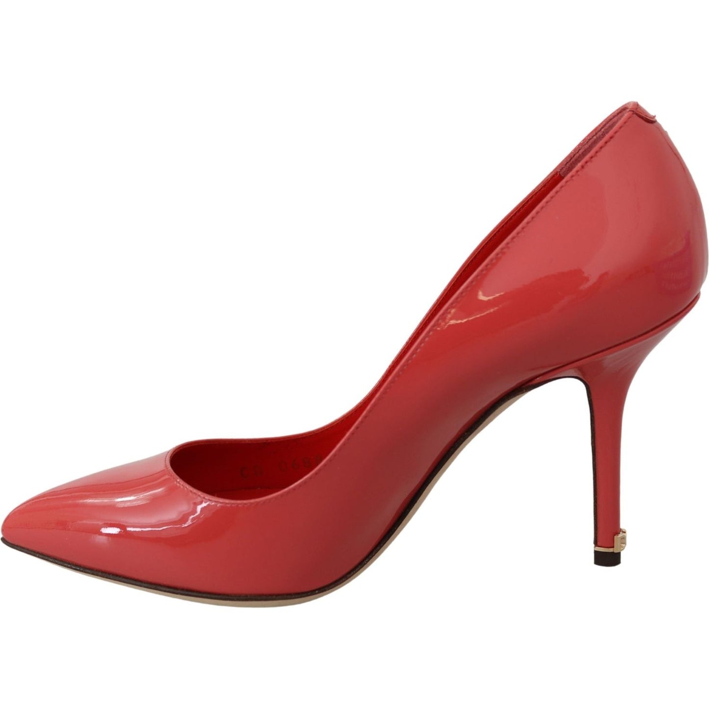 Dolce & Gabbana Dark Pink Patent Leather Heels Pumps