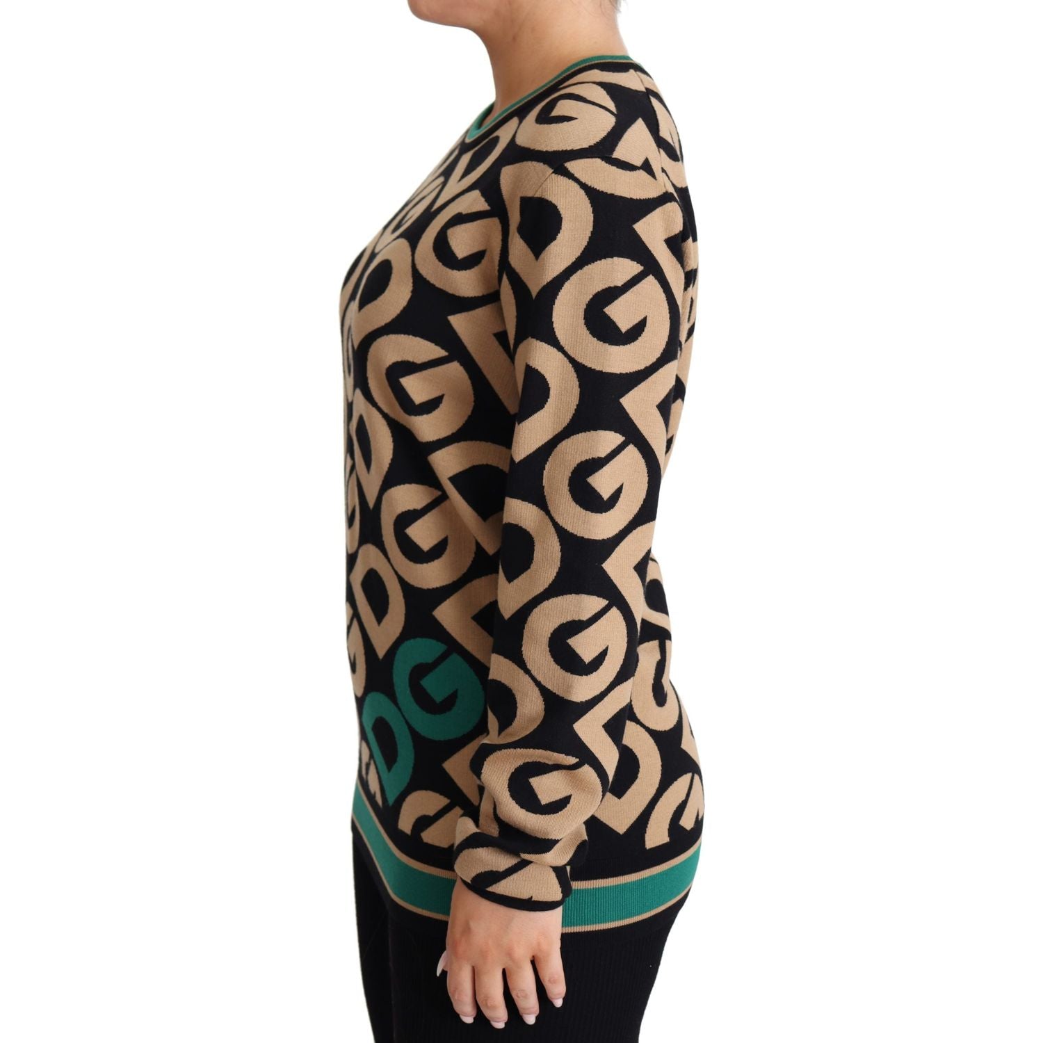 سترة أنيقة من مزيج الصوف متعدد الألوان من دولتشي آند غابانا