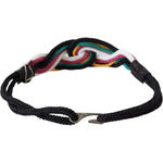 Costume National Multicolor Rope Leather Rustic Hook Buckle Belt Belt