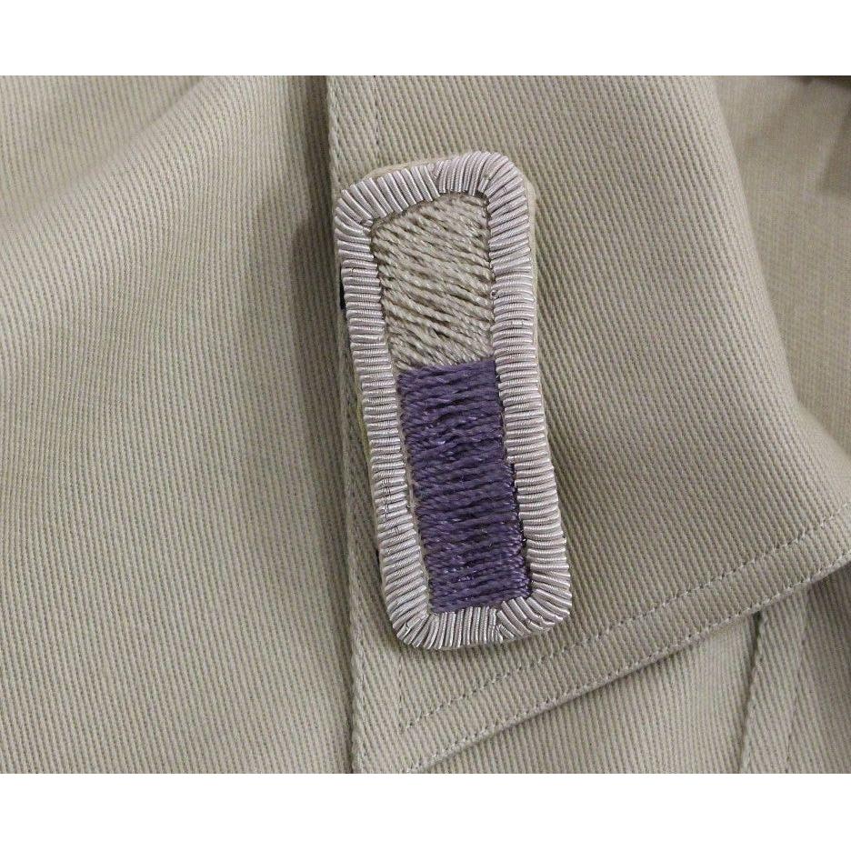 قميص داخلي من القطن باللون البيج بدون أكمام من Andrea Incontri مع دبابيس