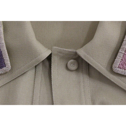 Andrea Incontri Beige Sleeveless Blouse Top